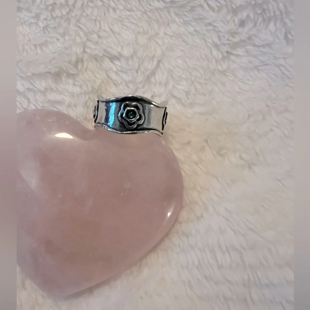 Vintage Shube’s Sterling Genuine Opal .925 Ring - Picture 4 of 9